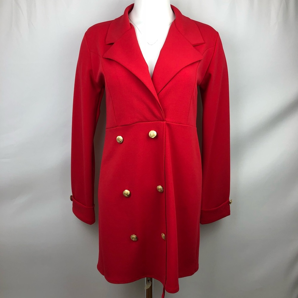 Pretty Little Thing Blazer Dress Size 8 - Picture 2 of 8